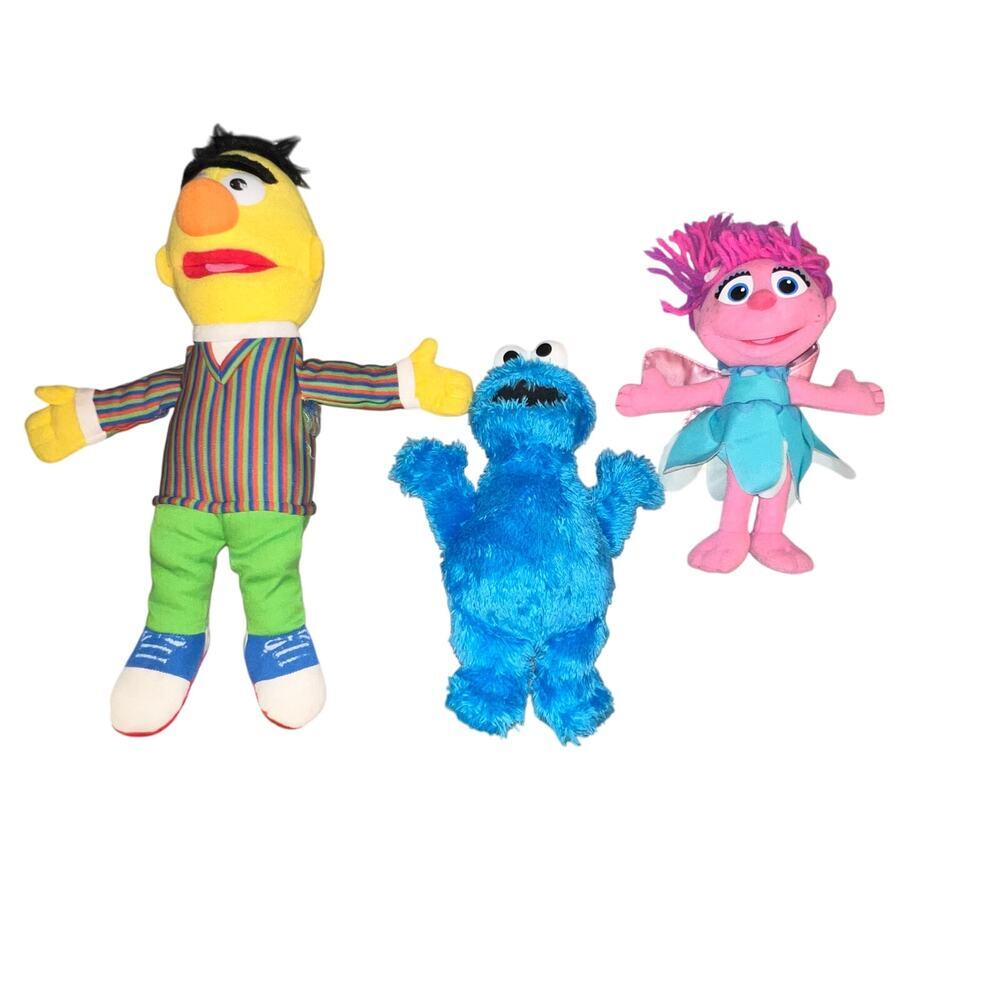 Sesame Street Bert‎ Cookie Monster Abby Cadabby  plush toys
